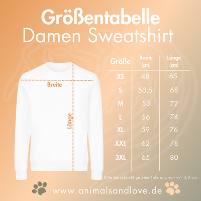 Größentabelle animalsandlove tierschutz