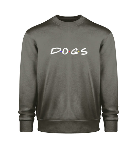 Damen-Sweatshirt Dogs in Khaki – Zeige deine Unterstützung für den Tierschutz und trage nachhaltige Mode