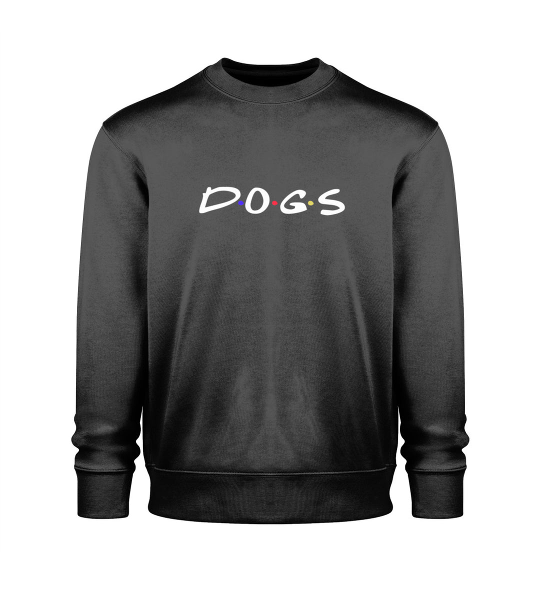 Schwarzes Dogs Sweatshirt – Ein stilvolles Statement für Hundeliebhaber und Tierschützer, aus nachhaltiger Bio-Baumwolle