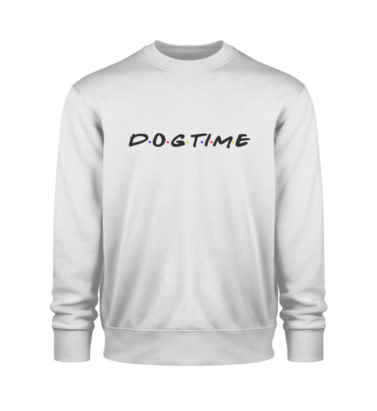 Hellgraues Dogtime Sweatshirt aus Bio-Baumwolle – Trage deine Leidenschaft für den Tierschutz in einem stylischen, bequemen Sweatshirt