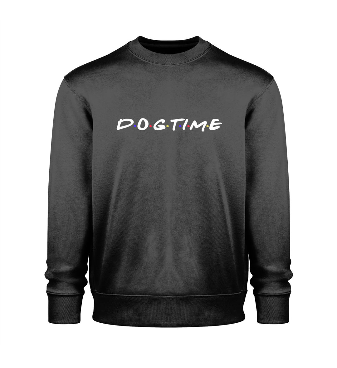 Schwarzes Bio-Sweatshirt Dogtime – Ein stylisches Statement für Hundeliebhaber und Tierschützer