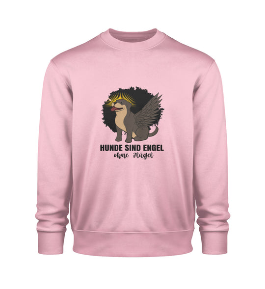 Tierschutz Sweatshirt – Hunde sind Engel ohne Flügel Rosa Sweatshirt
Ein starkes Zeichen für den Tierschutz und Hundeliebe! Das rosa Sweatshirt zeigt die wahre Bedeutung der Verbindung zwischen Mensch und Hund