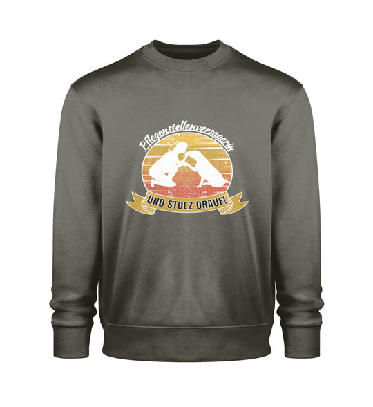 Pflegestellenversagerin Sweatshirt Damen in Khaki – Ein nachhaltiges Sweatshirt mit einem frechen Spruch für Tierfreunde