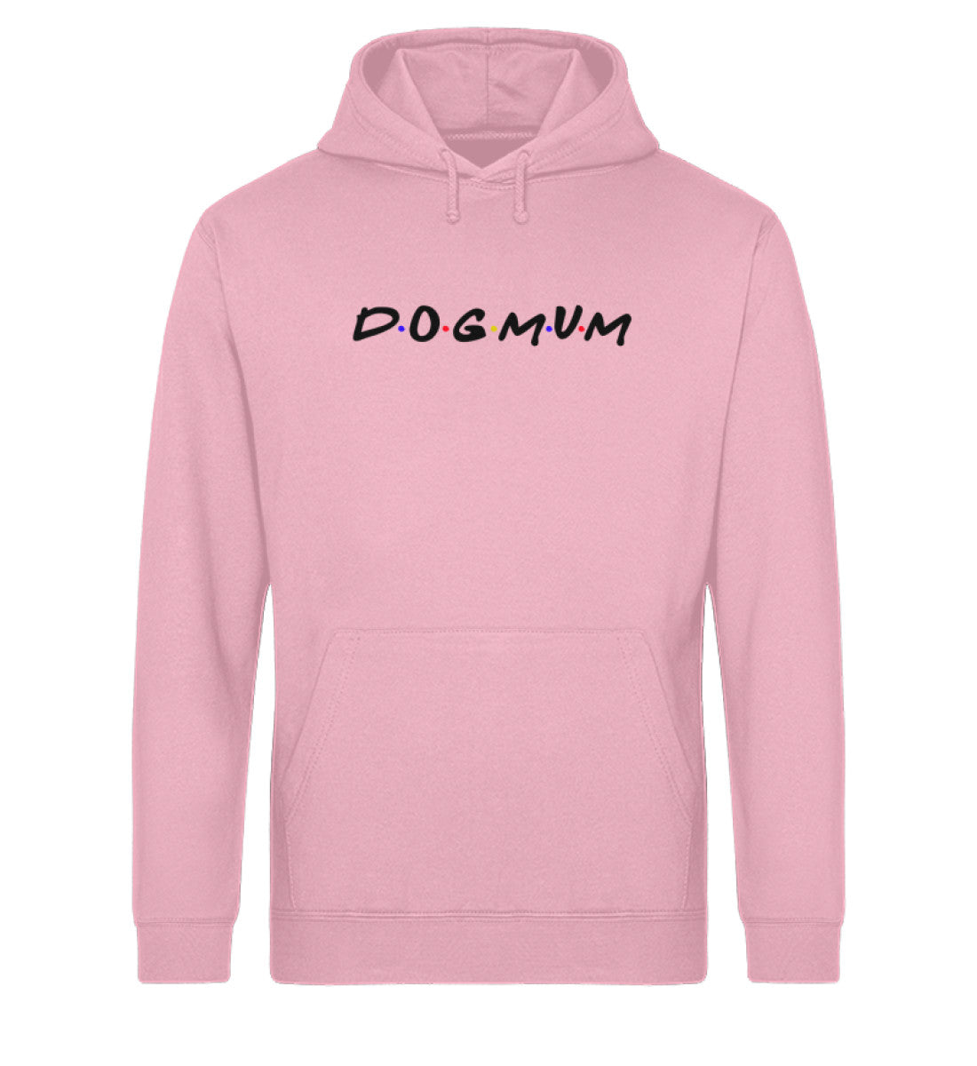 Dogmum Damen Hoodie in Cotton Pink