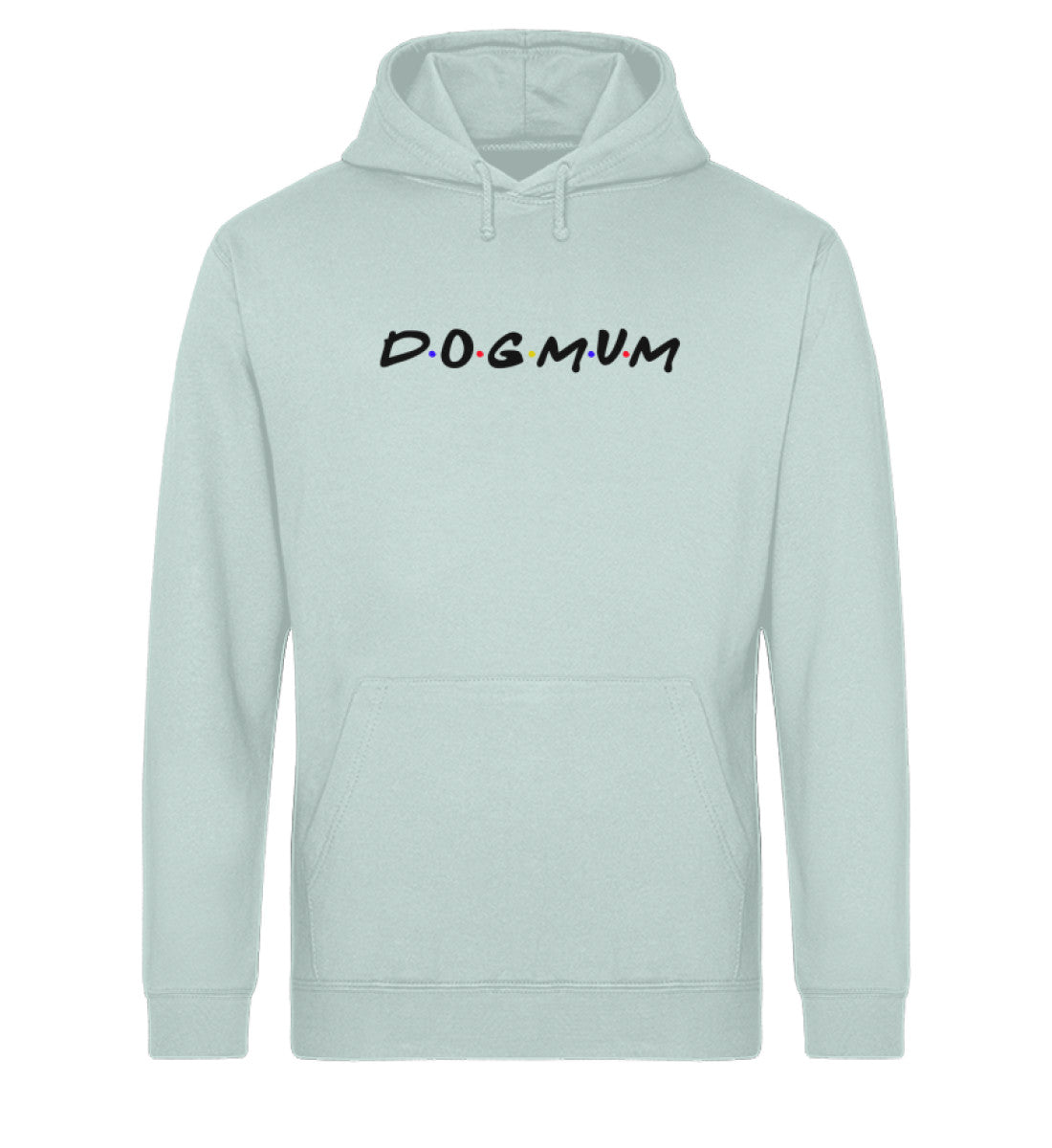 Dogmum Damen Hoodie in Caribbean Blue