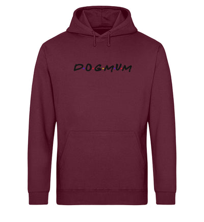 Dogmum Damen Hoodie in Burgundy