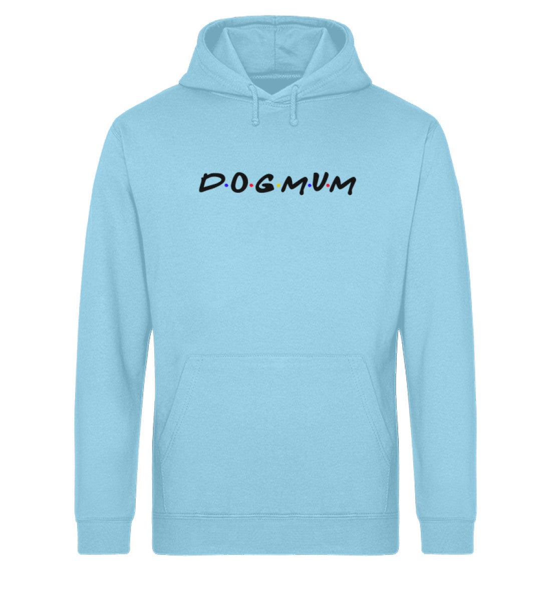 Dogmum Damen Hoodie in Himmelblau