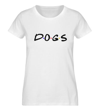 Dogs Damen T-Shirt in weiß