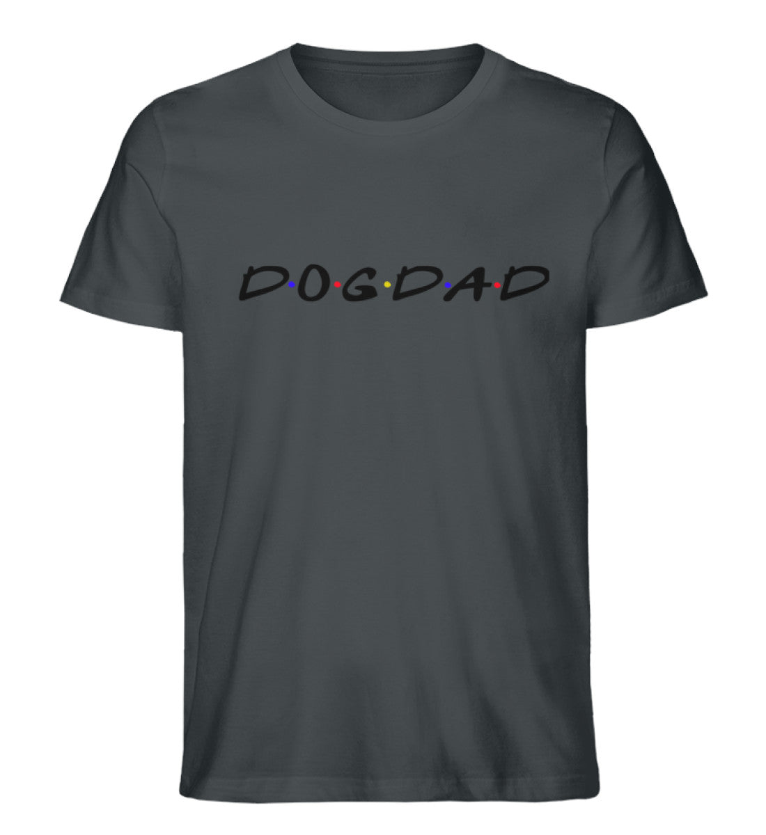 Dogdad Herren T-Shirt in India Ink Grey