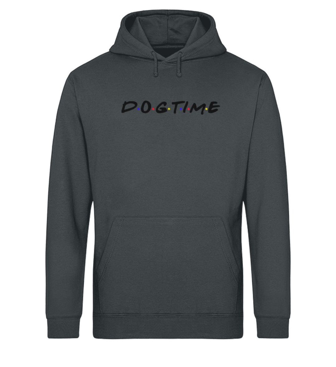 Dogtime Damen Hoodie in India Ink Grey