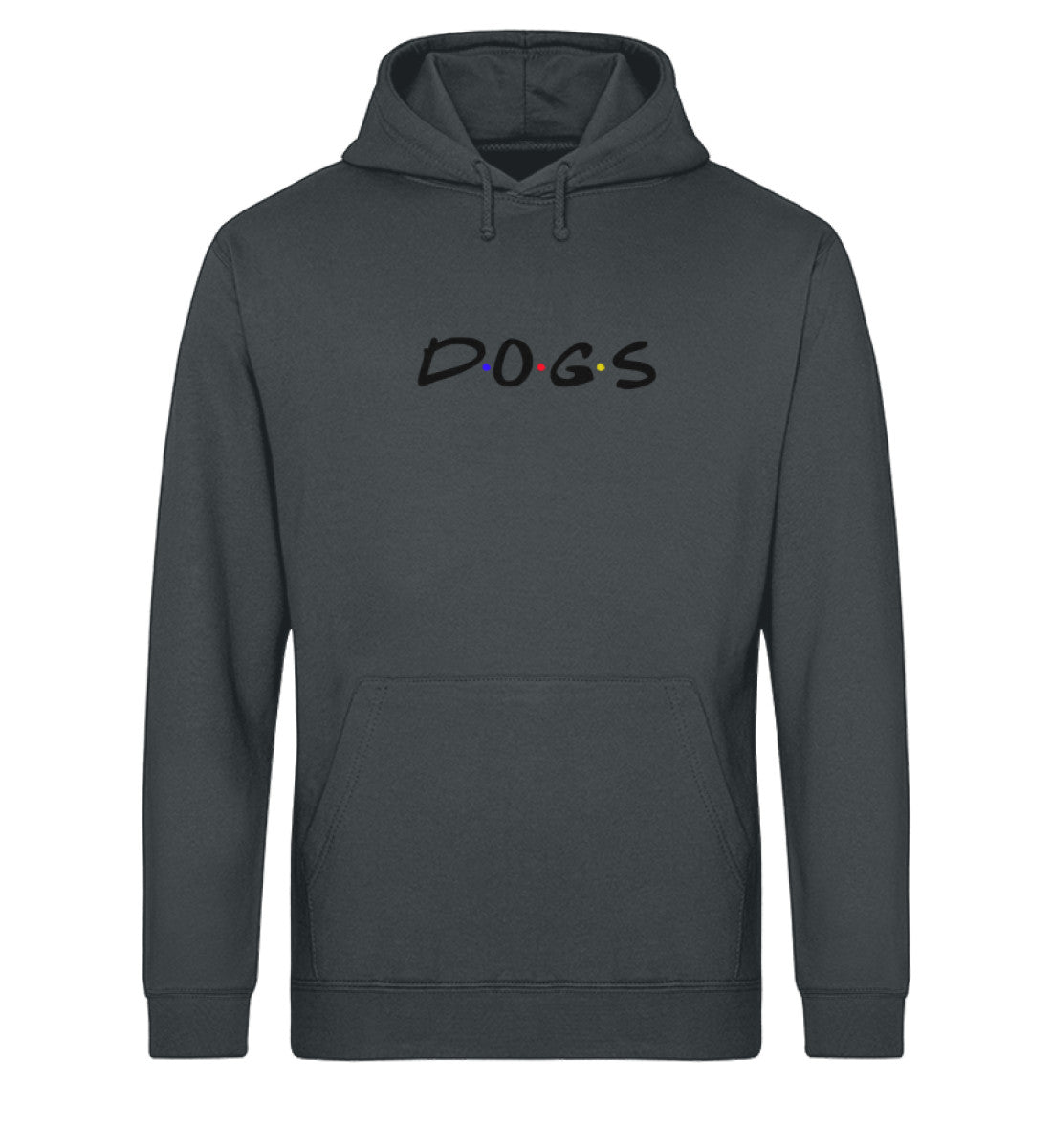 Dogs Herren Hoodie in India Ink Grey