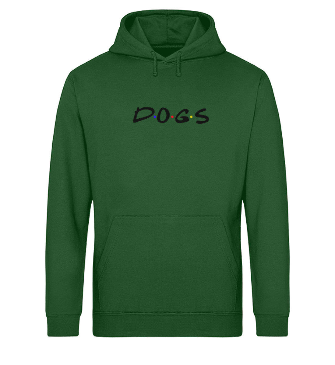 Dogs Herren Hoodie in Dunkelgrün