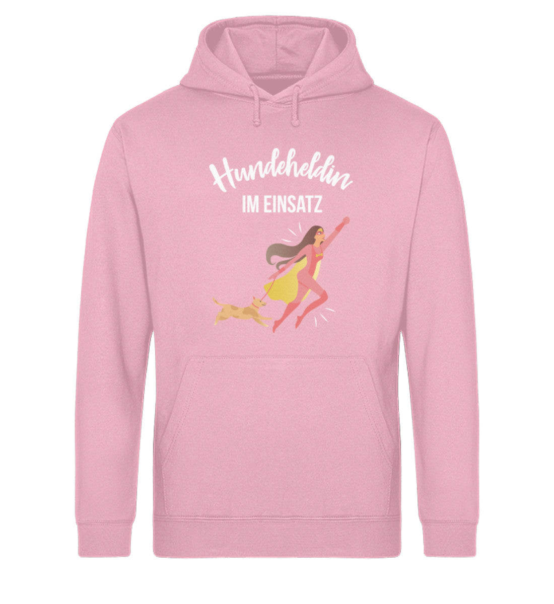 Hundeheldin im Einsatz Damen Hoodie in Cotton Pink