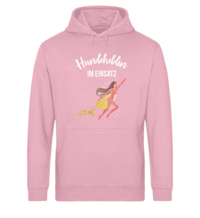 Hundeheldin im Einsatz Damen Hoodie in Cotton Pink