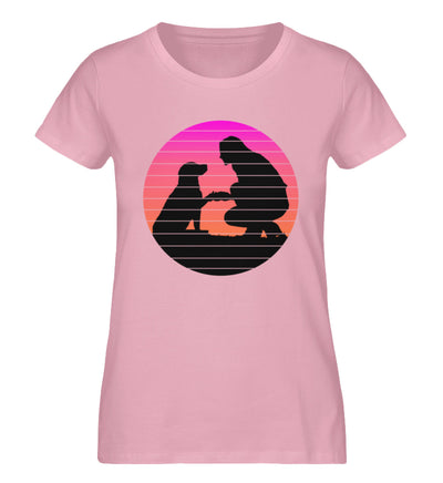 Hundepfote Damen T-Shirt in Cotton Pink