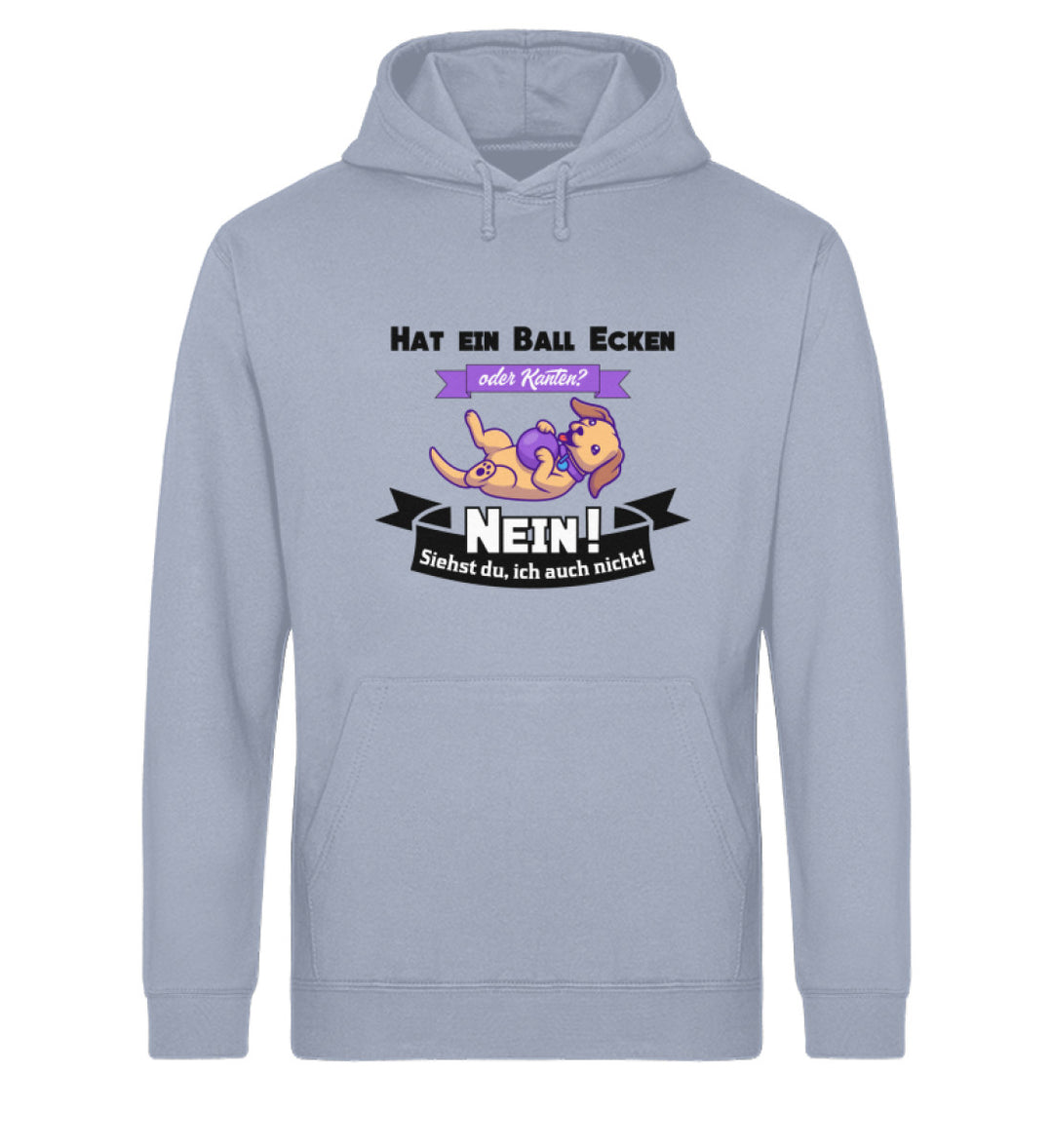 Hat ein Ball Ecken oder Kanten Damen Hoodie in Serene Blue