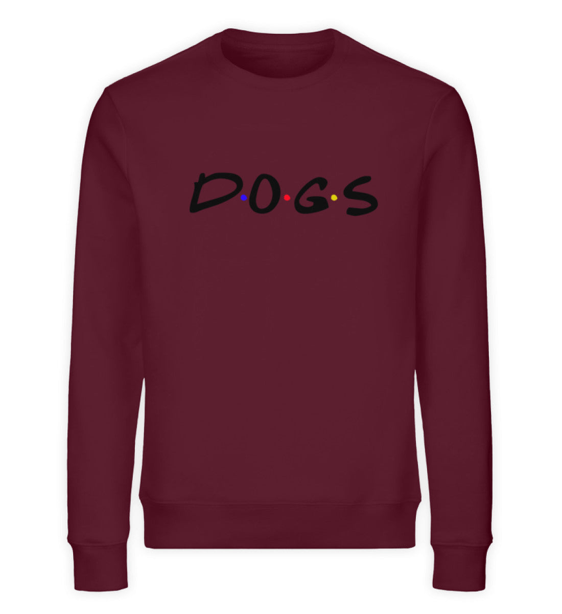 Dogs Damen Sweatshirt in Burgundy