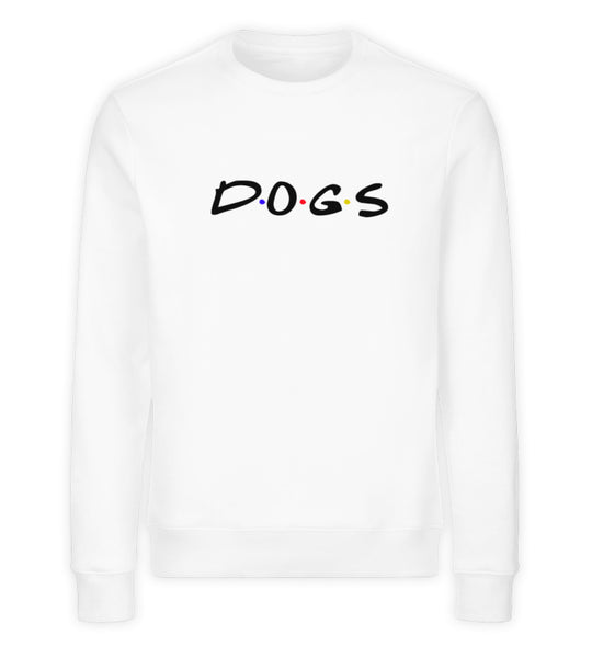 Dogs Herren Sweatshirt in weiß