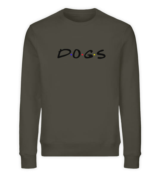 Dogs Herren Sweatshirt in Khaki